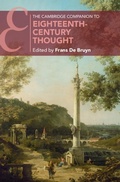 Cover: Cambridge Companion to Eighteenth-Century Thought - Cambridge University Press