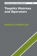 Cover: Toeplitz Matrices and Operators - Cambridge University Press