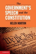 Cover: Government's Speech and the Constitution - Cambridge University Press