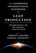 Cover: Cambridge International Handbook of Lean Production - Cambridge University Press
