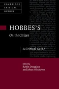 Cover: Hobbes's On the Citizen - Cambridge University Press