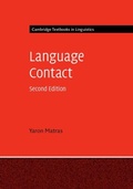 Cover: Language Contact - Cambridge University Press