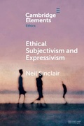 Cover: Ethical Subjectivism and Expressivism - Cambridge University Press