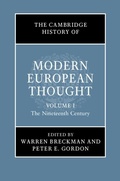 Cover: Cambridge History of Modern European Thought: Volume 1, The Nineteenth Century - Cambridge University Press