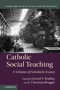 Cover: Catholic Social Teaching - Cambridge University Press