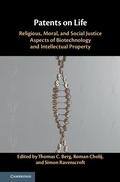 Cover: Patents on Life - Cambridge University Press