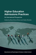 Cover: Higher Education Admissions Practices - Cambridge University Press