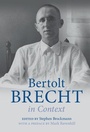 Cover: Bertolt Brecht in Context - Cambridge University Press