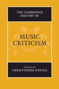 Cover: Cambridge History of Music Criticism - Cambridge University Press
