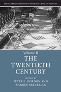 Cover: Cambridge History of Modern European Thought: Volume 2, The Twentieth Century - Cambridge University Press