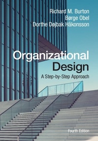 Enlarge image Cover: Organizational Design - Cambridge University Press