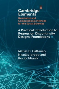 Enlarge image Cover: Practical Introduction to Regression Discontinuity Designs - Cambridge University Press