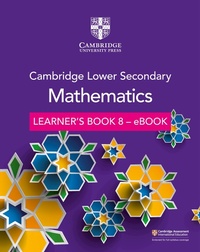 Enlarge image Cover: Cambridge Lower Secondary Mathematics Learner's Book 8 - eBook - Cambridge University Press