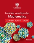 Cover: Cambridge Lower Secondary Mathematics Learner's Book 9 - eBook - Cambridge University Press