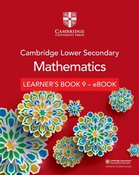 Enlarge image Cover: Cambridge Lower Secondary Mathematics Learner's Book 9 - eBook - Cambridge University Press