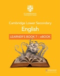 Cover: Cambridge Lower Secondary English Learner's Book 7 - eBook - Cambridge University Press
