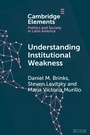 Cover: Understanding Institutional Weakness - Cambridge University Press