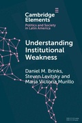 Cover: Understanding Institutional Weakness - Cambridge University Press