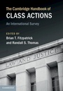 Cover: Cambridge Handbook of Class Actions - Cambridge University Press