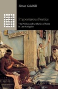 Cover: Preposterous Poetics - Cambridge University Press