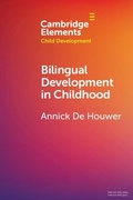 Cover: Bilingual Development in Childhood - Cambridge University Press