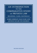 Cover: Introduction to the Comparative Study of Private Law - Cambridge University Press
