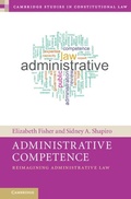 Cover: Administrative Competence - Cambridge University Press