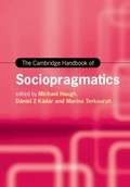 Cover: Cambridge Handbook of Sociopragmatics - Cambridge University Press