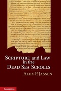 Cover: Scripture and Law in the Dead Sea Scrolls - Cambridge University Press