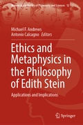 Cover: Ethics and Metaphysics in the Philosophy of Edith Stein - Springer