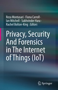 Cover: Privacy, Security And Forensics in The Internet of Things (IoT) - Springer