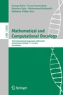 Cover: Mathematical and Computational Oncology - Springer