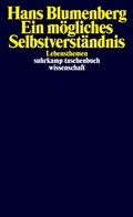 Cover: Ein m&ouml;gliches Selbstverst&auml;ndnis - Suhrkamp
