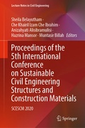 Cover: Proceedings of the 5th International Conference on Sustainable Civil Engineering Structures and Construction Materials - Springer