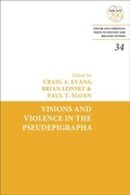 Cover: Visions and Violence in the Pseudepigrapha - T.& T.Clark Ltd