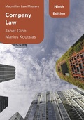 Cover: Company Law - Hart Publishing