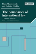 Cover: The Boundaries of International Law - Manchester University Press