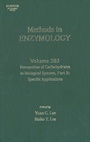 Cover: Recognition of Carbohydrates in Biological Systems, Part B: Specific Applications: Volume 363 - Academic Press
