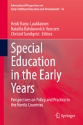 Cover: Special Education in the Early Years - Springer