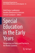 Cover: Special Education in the Early Years - Springer
