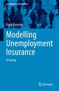 Cover: Modelling Unemployment Insurance - Springer