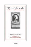 Cover: Wezel- Jahrbuch - Wehrhahn Verlag