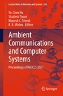Cover: Ambient Communications and Computer Systems - Springer