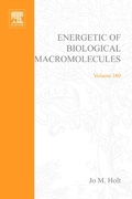 Cover: Energetics of Biological Macromolecules, Part E - Academic Press