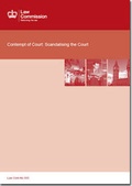 Cover: Contempt of court - TSO