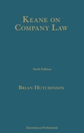 Cover: Keane on Company Law - Bloomsbury Professional