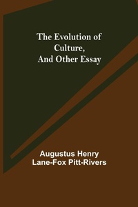Enlarge image Cover: The Evolution of Culture, and Other Essay - ALPHA EDITION