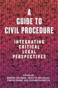 Cover: A Guide to Civil Procedure - New York University Press