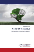 Cover: None Of The Above - LAP Lambert Academic Publishing