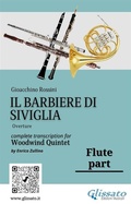 Cover: Flute part "Il Barbiere di Siviglia" for woodwind quintet - Glissato Edizioni Musicali
